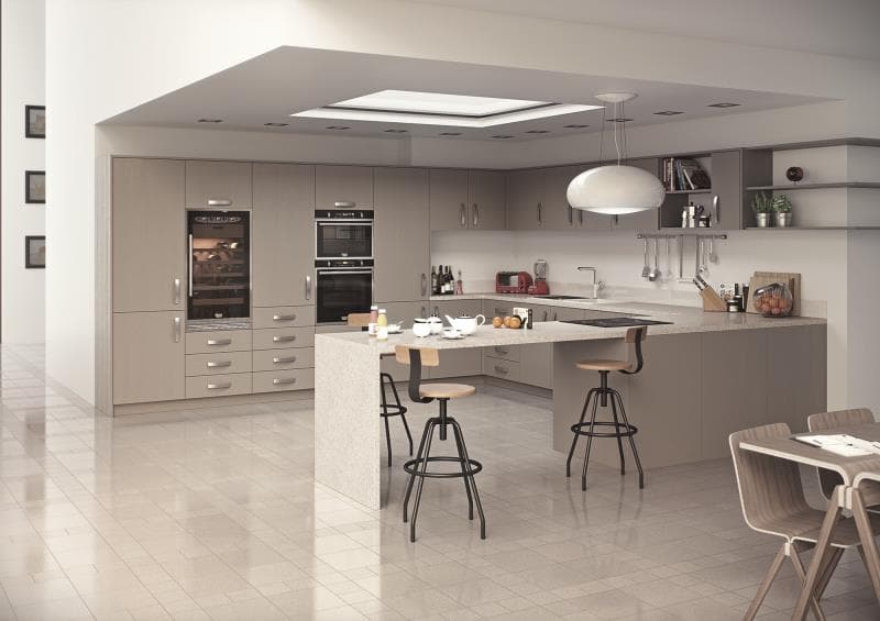 Economique Matt Stone Grey Roomset